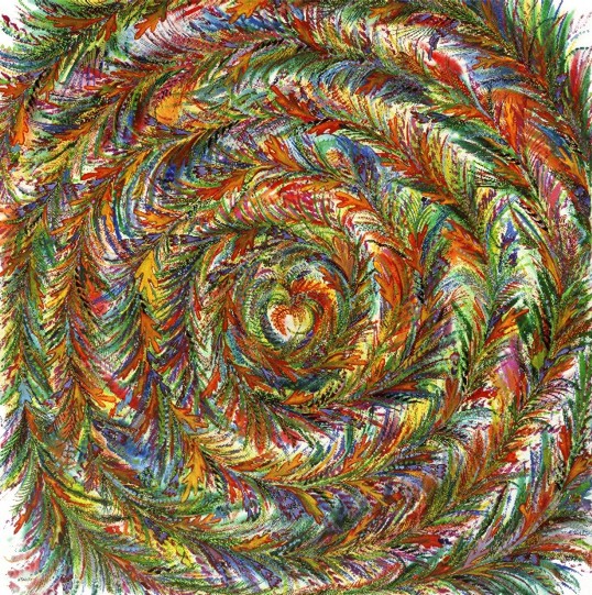 Autumn Vortex print